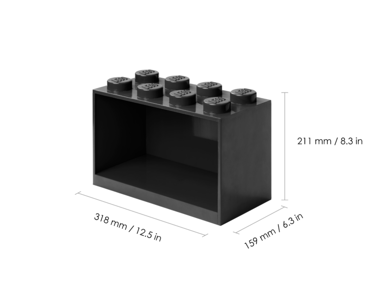 LEGO® Brick Shelf Set, 2PCS