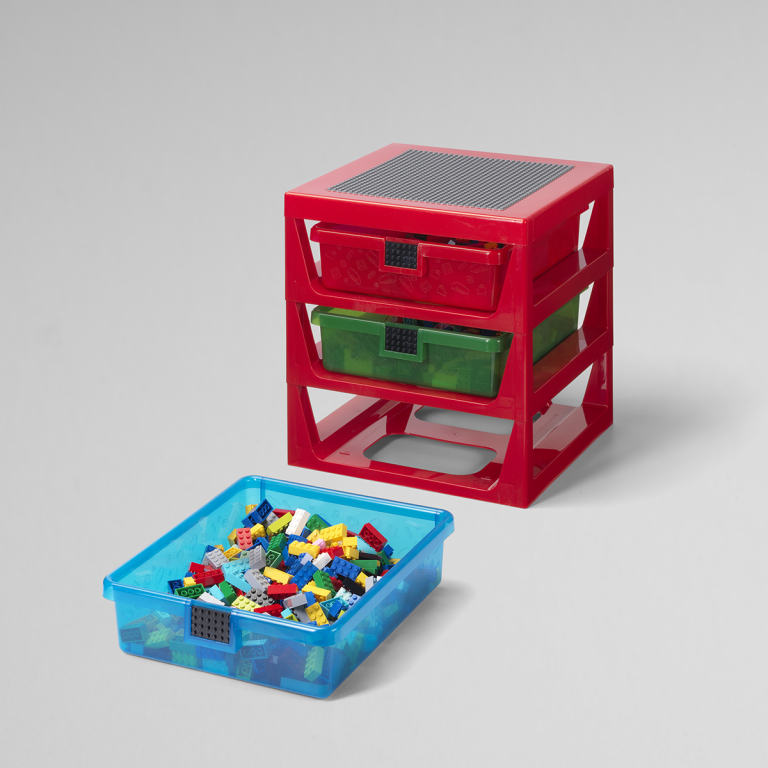 LEGO® 3-Drawer Storage Rack