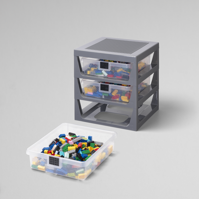 LEGO® 3-Drawer Storage Rack – BroomsTown