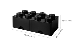 LEGO® Desk Drawer 8 (2 Drawers)